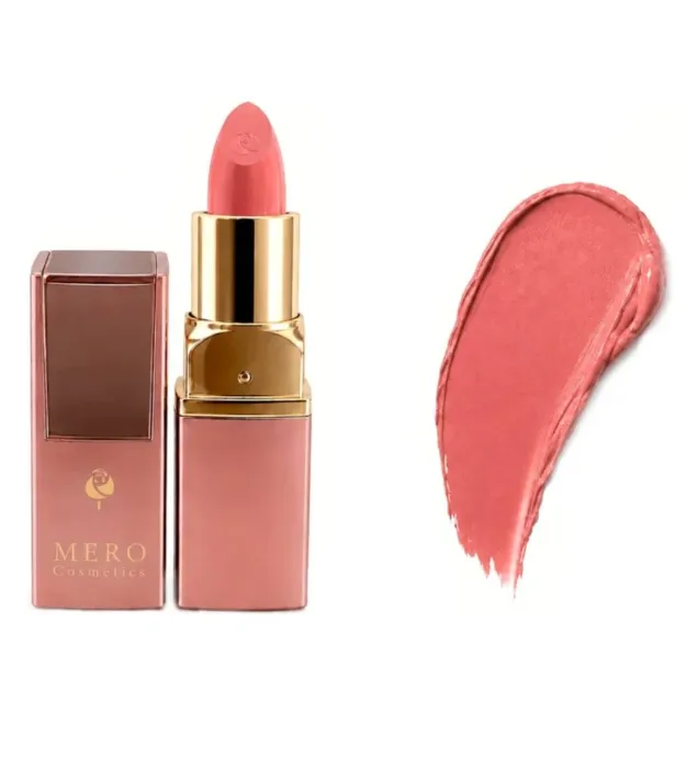 خرید رژ لب جامد مرو مدل rosy peach رنگ صورتی کالباسی شماره 116 قیمت روز
