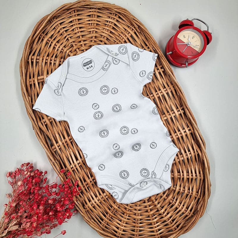 زیر دکمه دار آستین کوتاه پسرانه طرح شیر ماماز پاپاز Mamas Papas