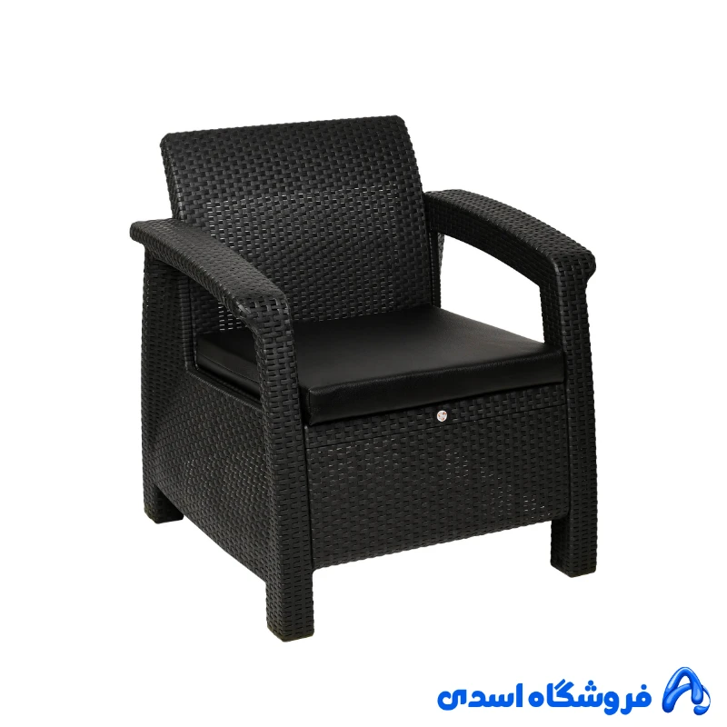 مبل باغی و ویلایی یک نفره بابل مدل حصیری