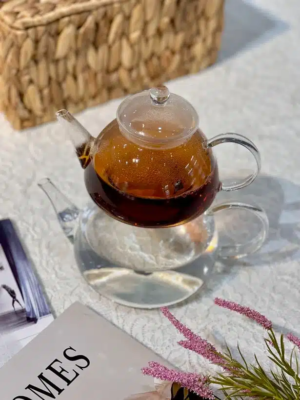 کتری قوری تمام پیرکس شعله مستقیم وارداتی