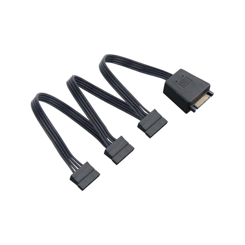 کابل افزاینده برق ساتا اسلیو سیلوراستون CP06-L (15 پین)
