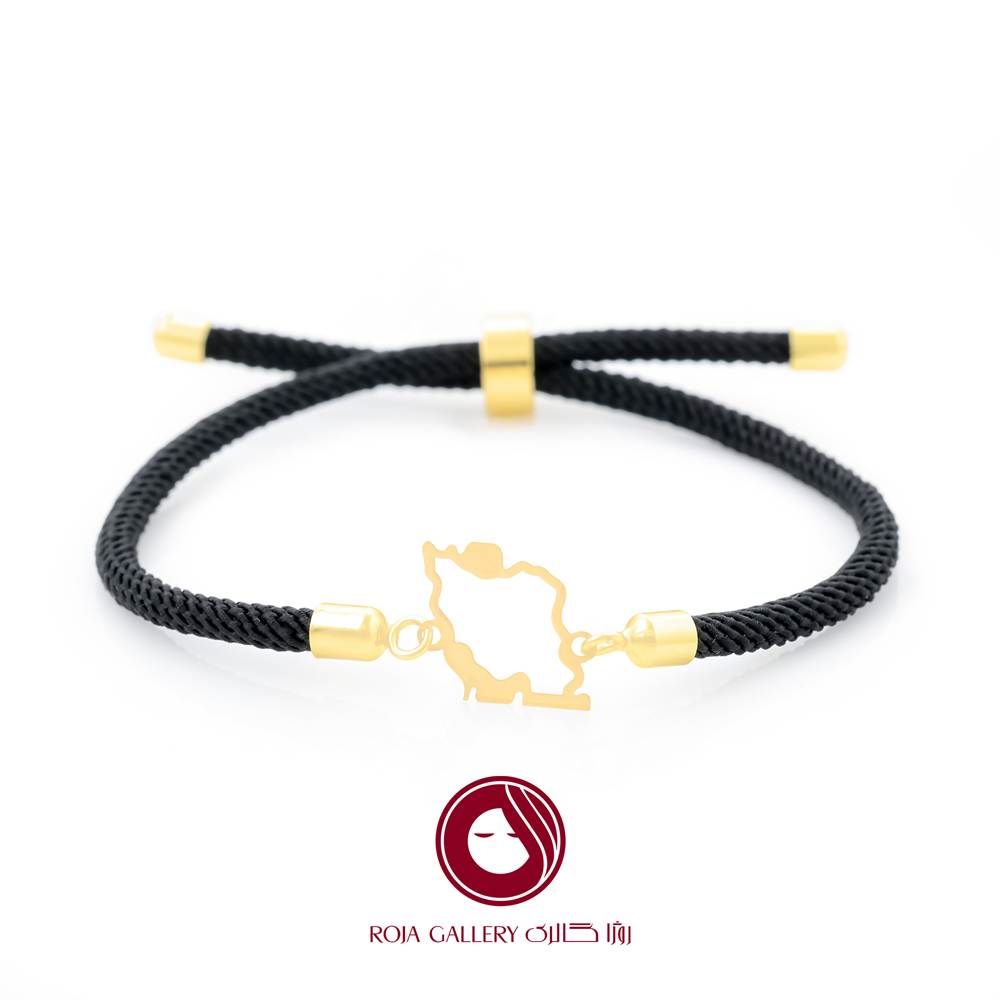 دستبند بند و طلا طرح ایران - کد CB - 83267