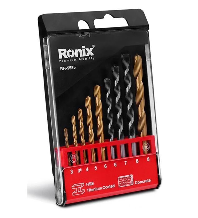 خرید ست مته 9 عددی رونیکس مدل RH-5585 قیمت روز