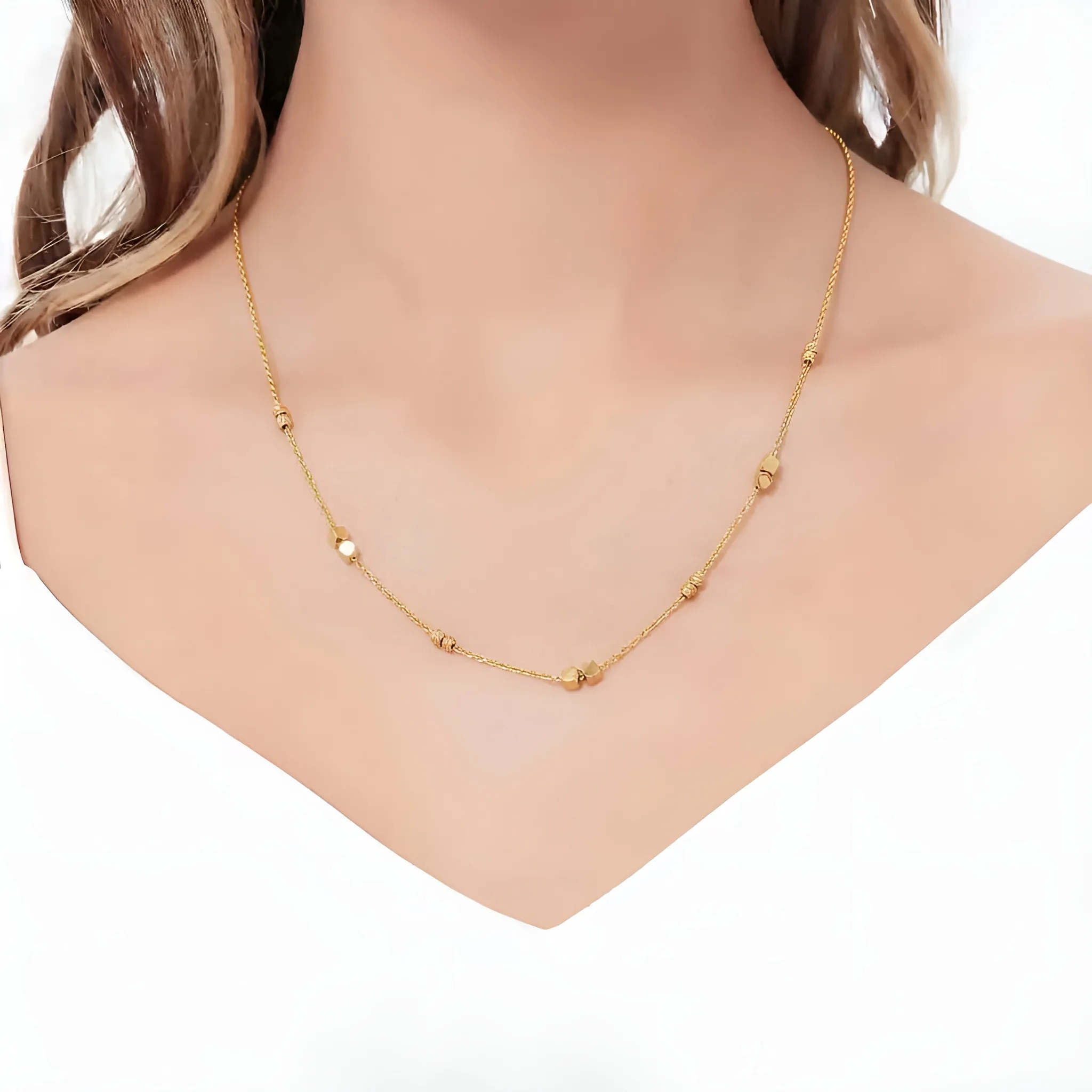 گردنبند طلا طرح گوی