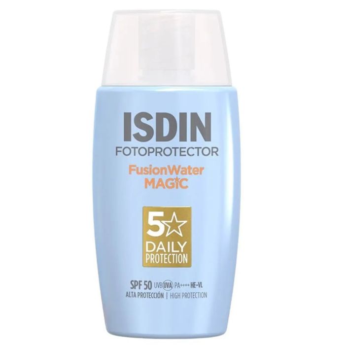 خرید کرم ضدآفتاب رنگی ایزدین با 50 SPF مدل Fusion Water MAGIC مناسب انواع پوست 50 میلی لیتر قیمت روز