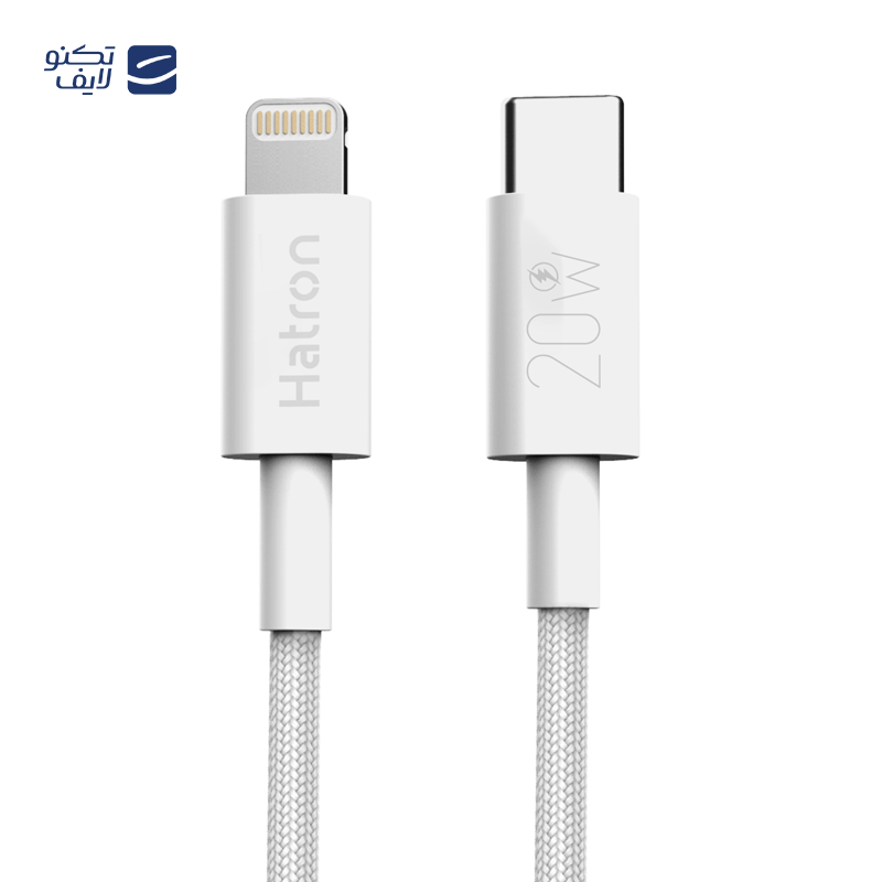 کابل تبدیل تایپ سی به لایتنینگ هترون مدل HC605i طول 1 متر