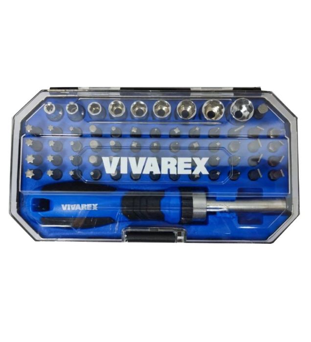 خرید پیچ گوشتی و بیت ویوارکس مجموعه 63 عددی مدل VR6365-SD قیمت روز