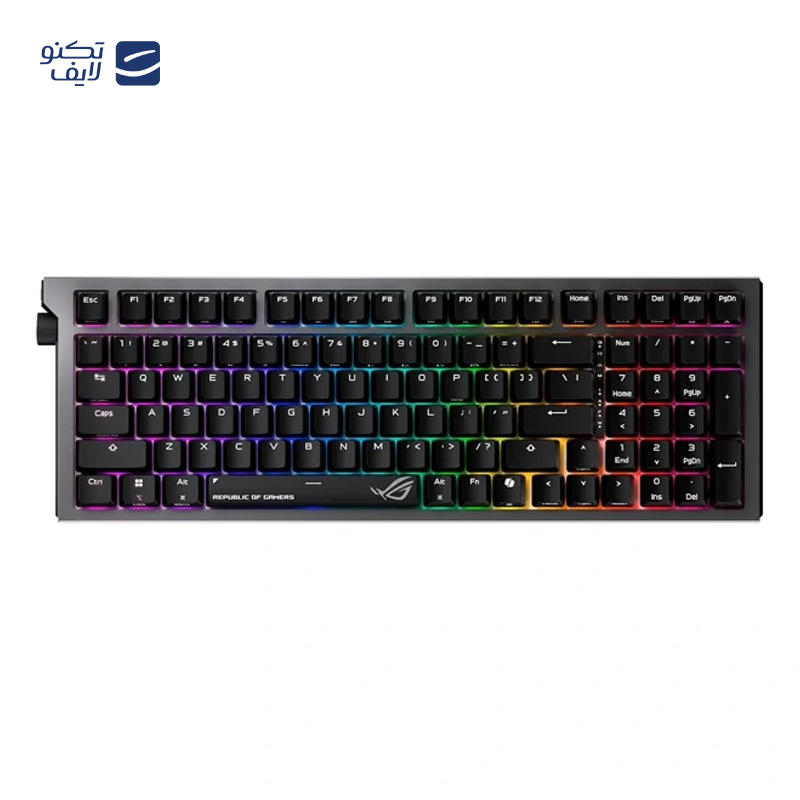 کیبورد بی سیم گیمینگ ایسوس مدل X903 ROG STRIX MORPH 96 WL/NXSWV2/AR/ABS 90MP04IF-BKCA03