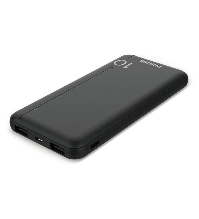 خرید پاوربانک فیلیپس 20W مدل DLP1812PB ظرفیت 10000 میلی آمپر ساعت قیمت روز