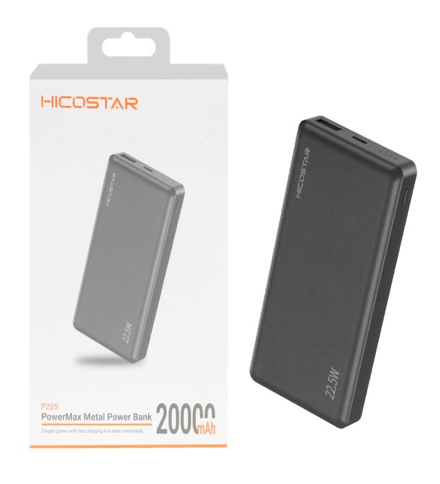 خرید پاوربانک 22.5W هیکو استار مدل P225 ظرفیت 20000 میلی آمپر ساعت قیمت روز