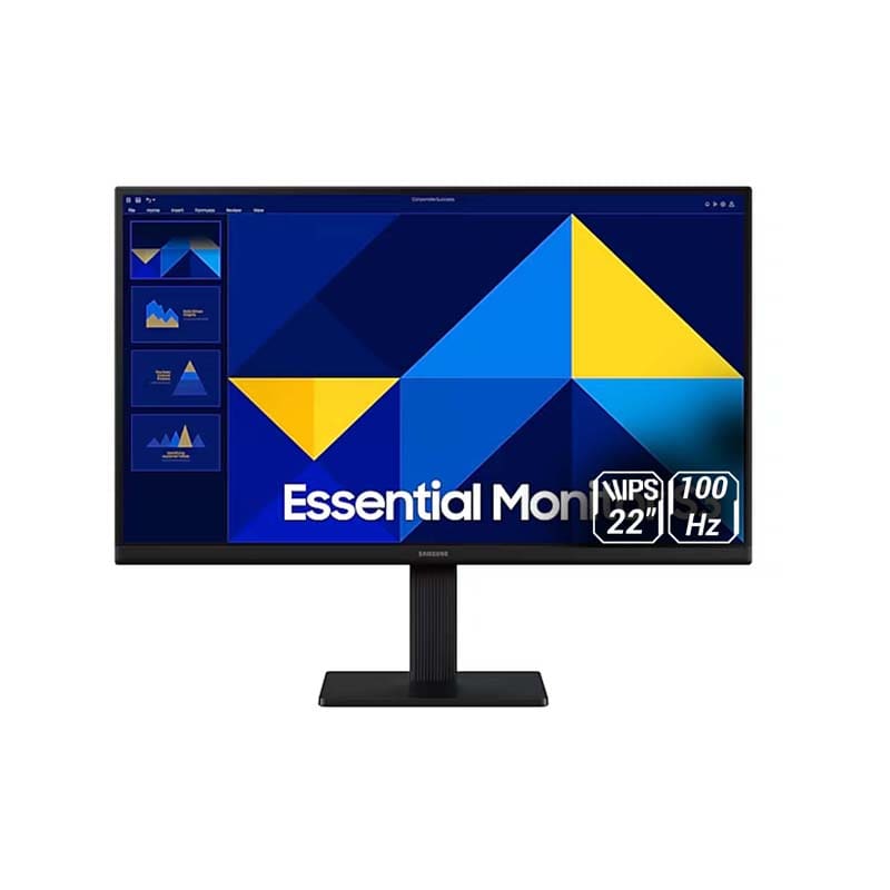 مانیتور سامسونگ مدلEssential Monitor S3 S30GD LS22D300GAMXUE سایز 22 اینچ