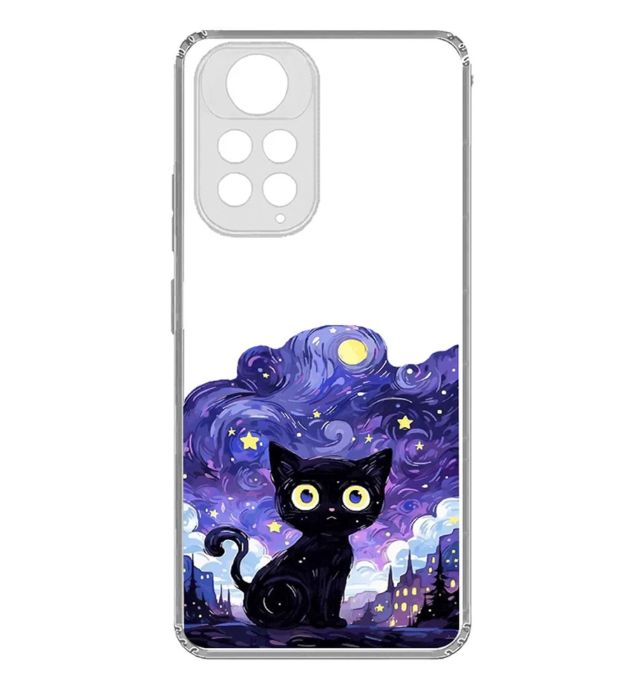 خرید کاور طرح Purple Cat مناسب برای گوشی شیائومی Redmi Note 11 Pro قیمت روز