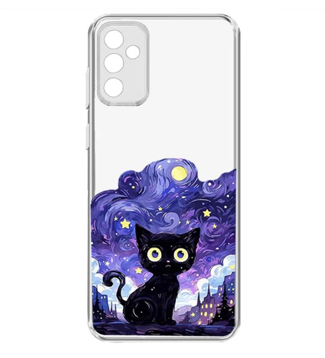 خرید کاور طرح Purple Cat برای گوشی سامسونگ Galaxy A34 قیمت روز