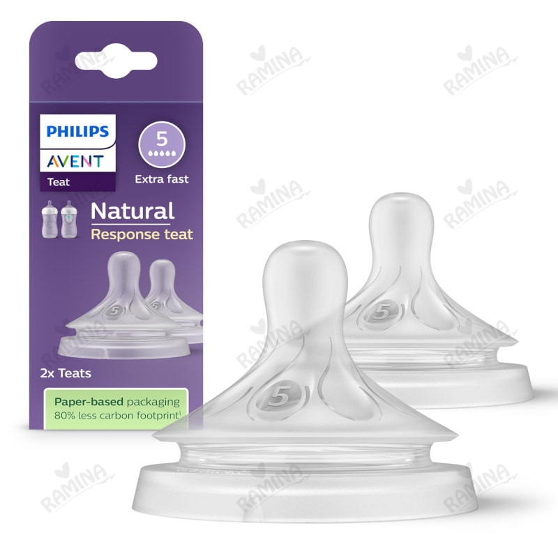 سرشیشه پنج قطره مدل Natural Response دوعددی اونت Avent