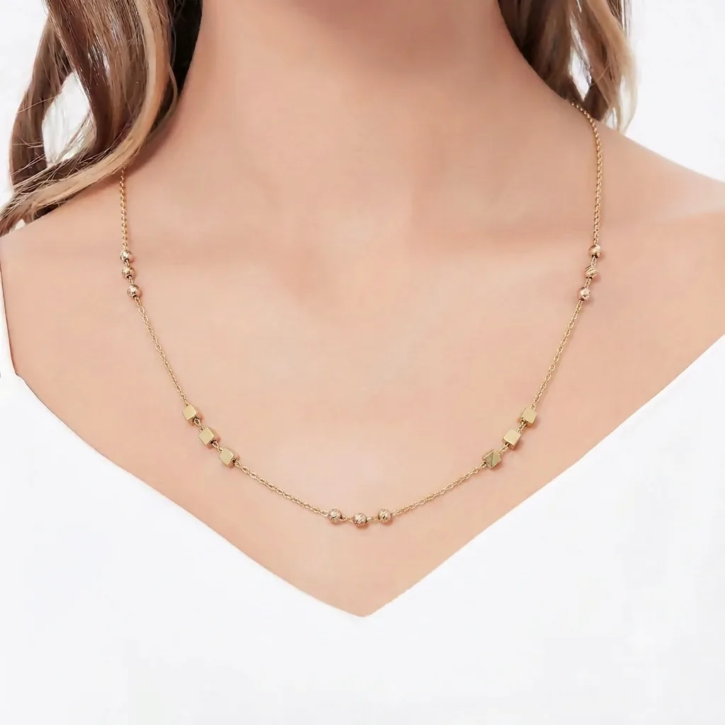 گردنبند طلا طرح گوی