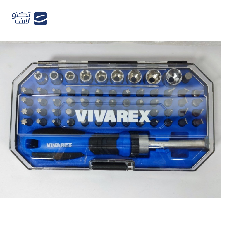 پیچ گوشتی و بکس ویوارکس مدل VR6365-BS مجموعه 63 عددی